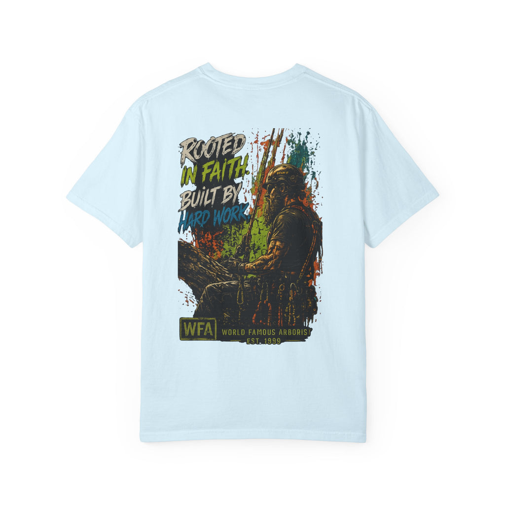 Arborist Graphic T-Shirt — "World Famous Arborist" Forest Logo Tee