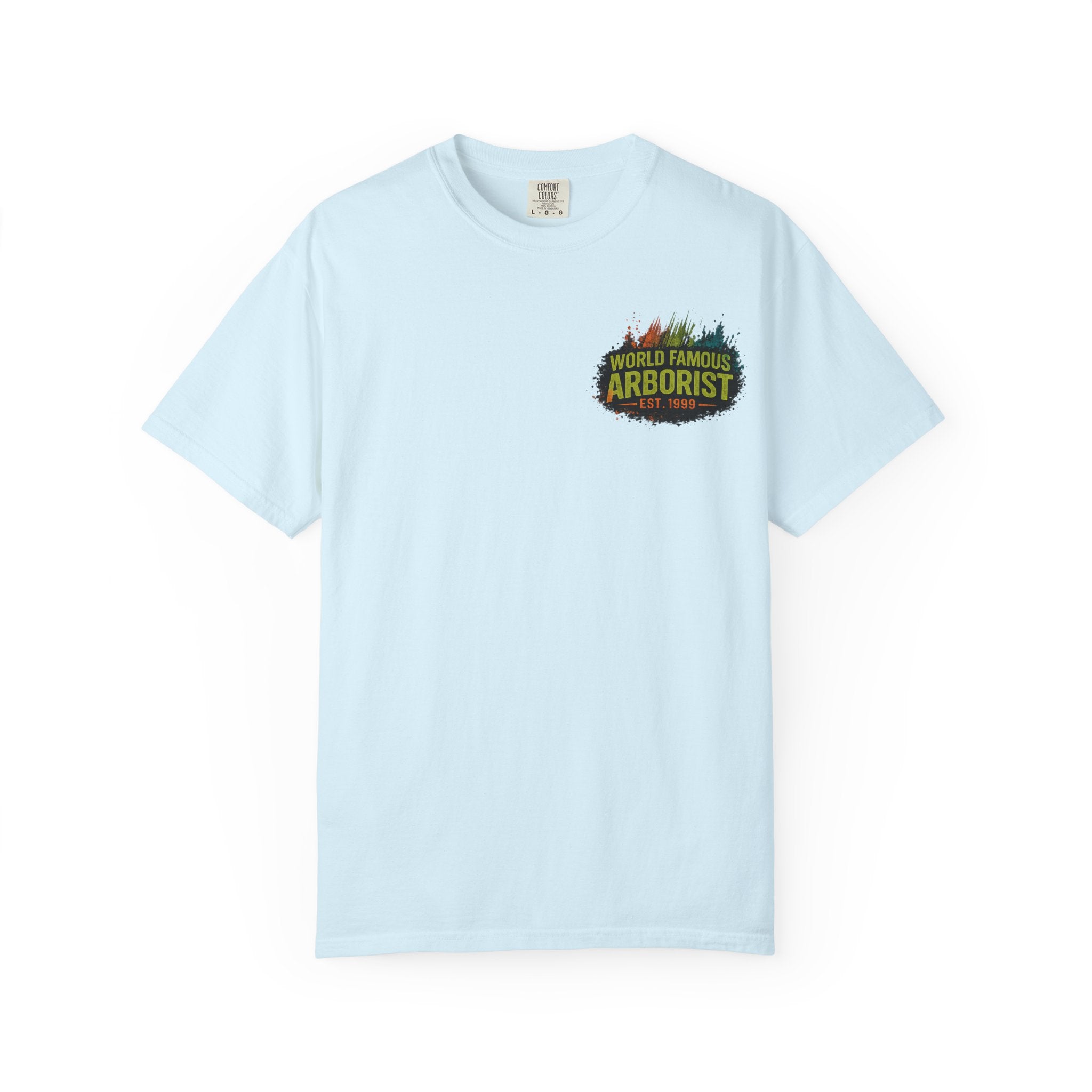 Arborist Graphic T-Shirt — "World Famous Arborist" Forest Logo Tee